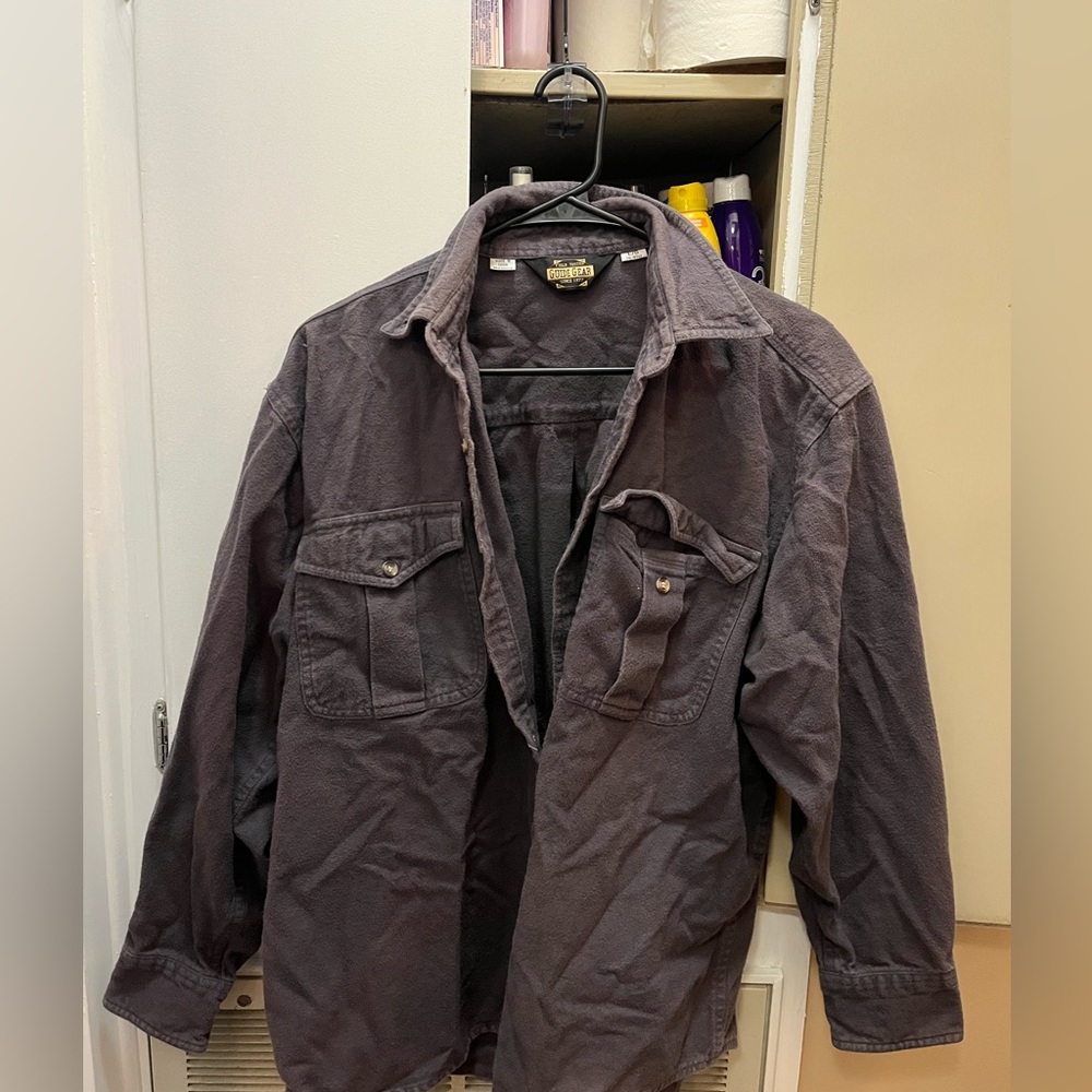 Guided Gear Dark Grey Button-Down Jacket